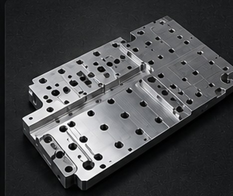 Drilled and milled precision plate with tight-tolerance hole pattern